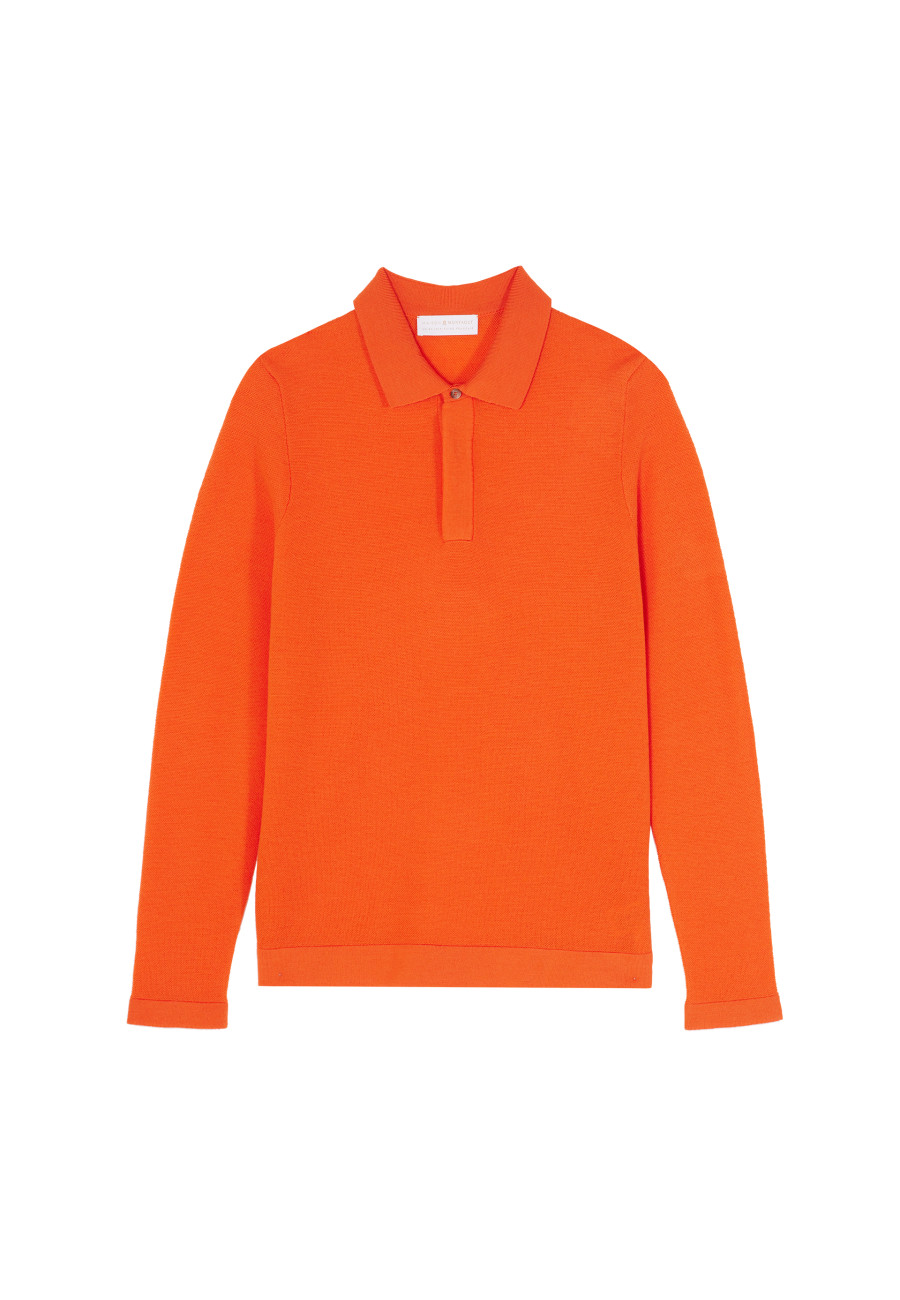 Suéter polo de lã merino - Sidney
