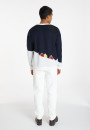 Pull graphique en laine mérinos - Stanley 8343