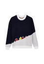 Pull graphique en laine mérinos - Stanley 8343