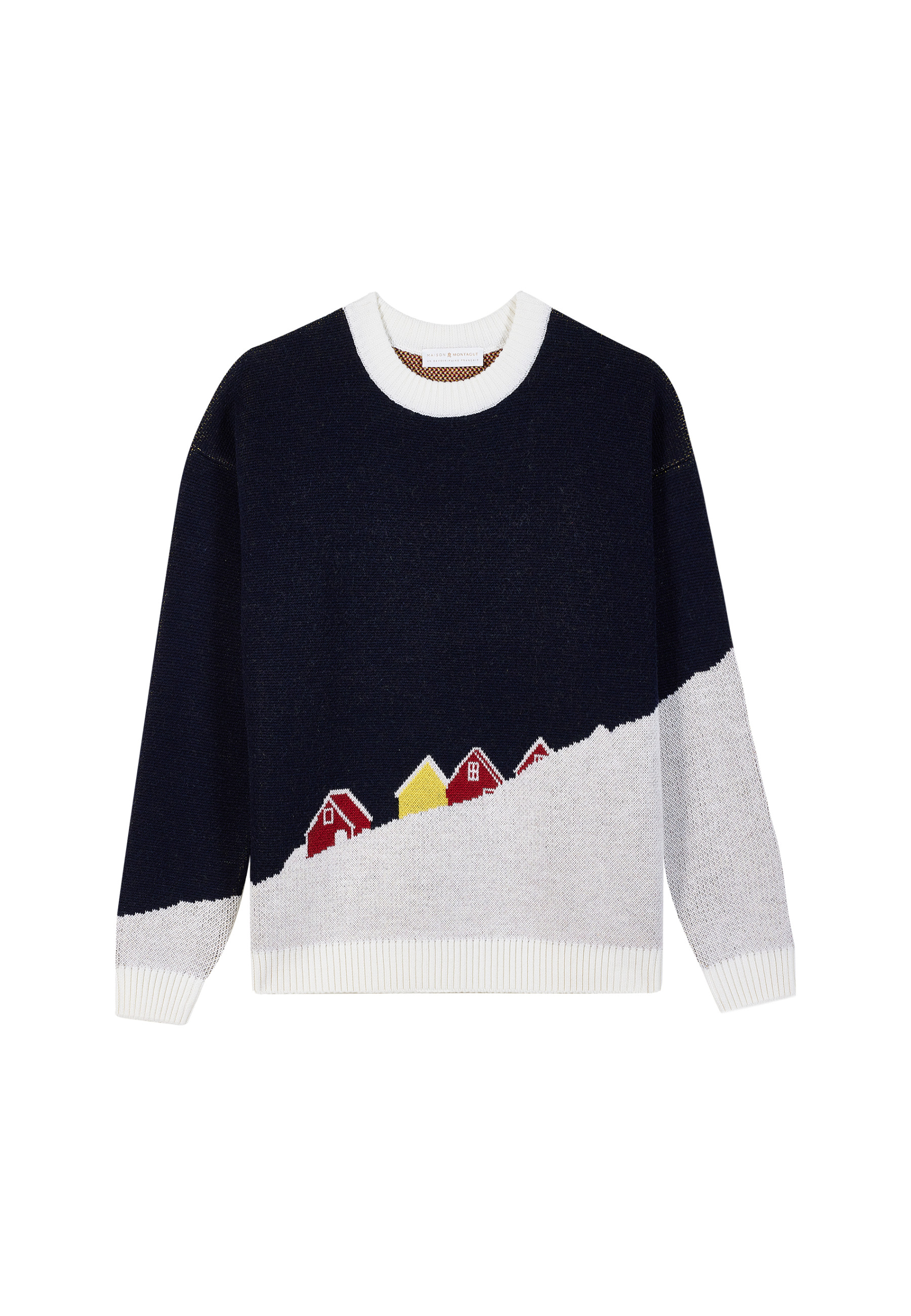 Pull graphique en laine mérinos - Stanley 8343
