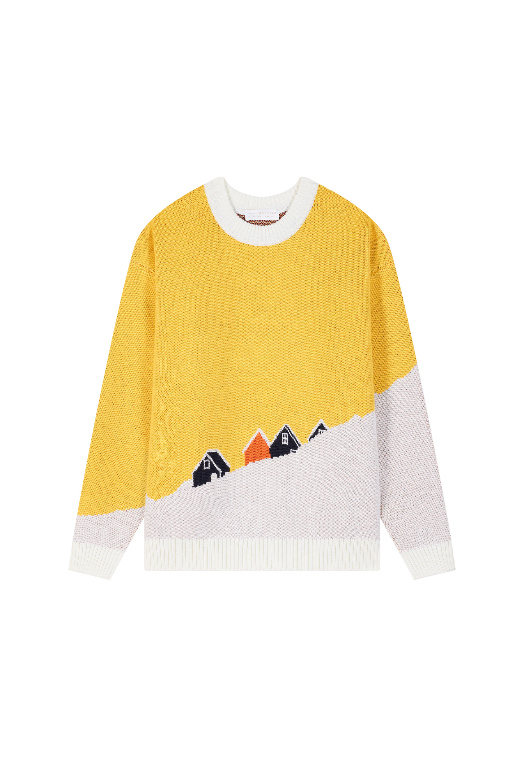 Pull graphique en laine mérinos - Stanley 8344