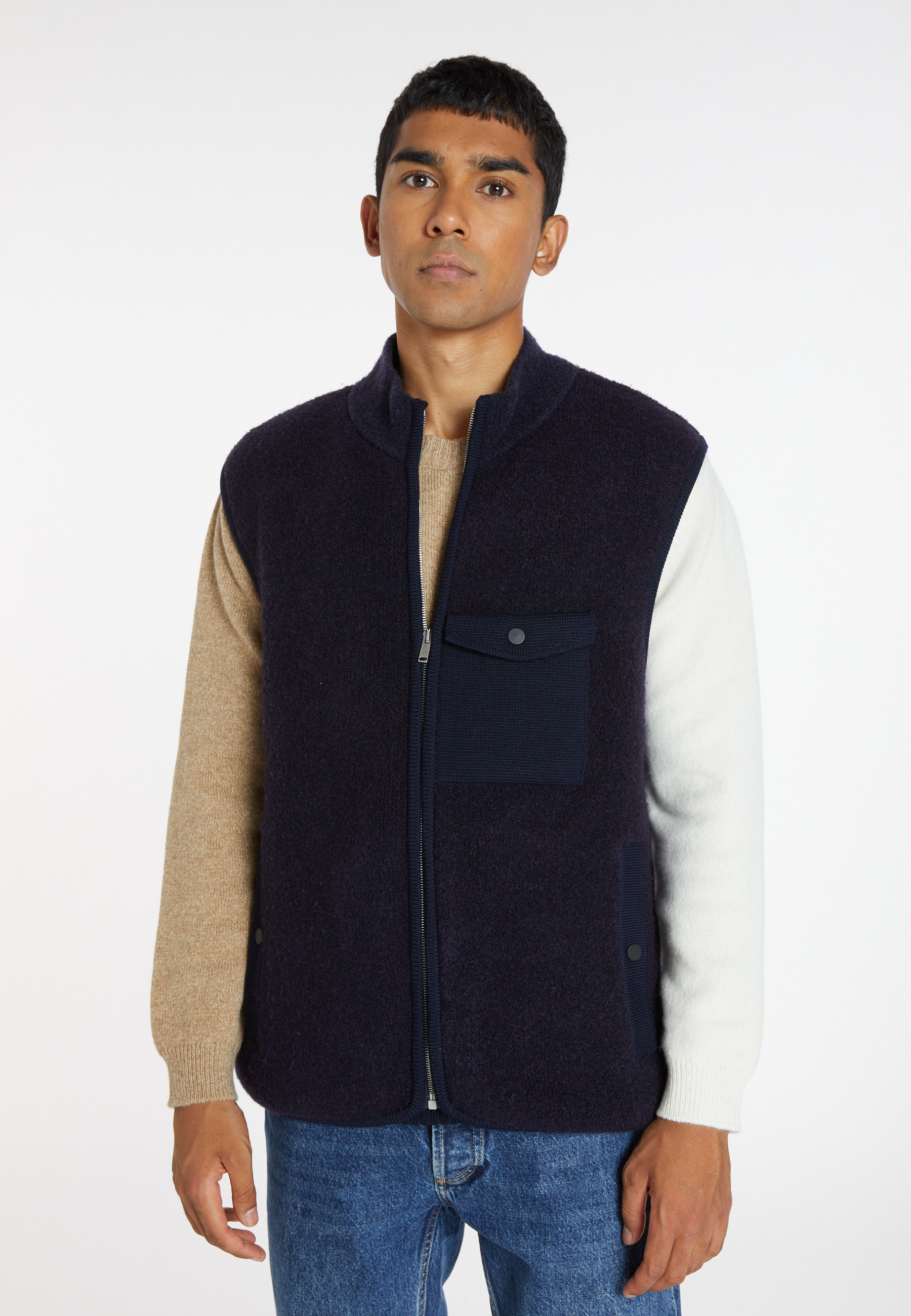 Veste sans manches en laine - Siegfried 8304