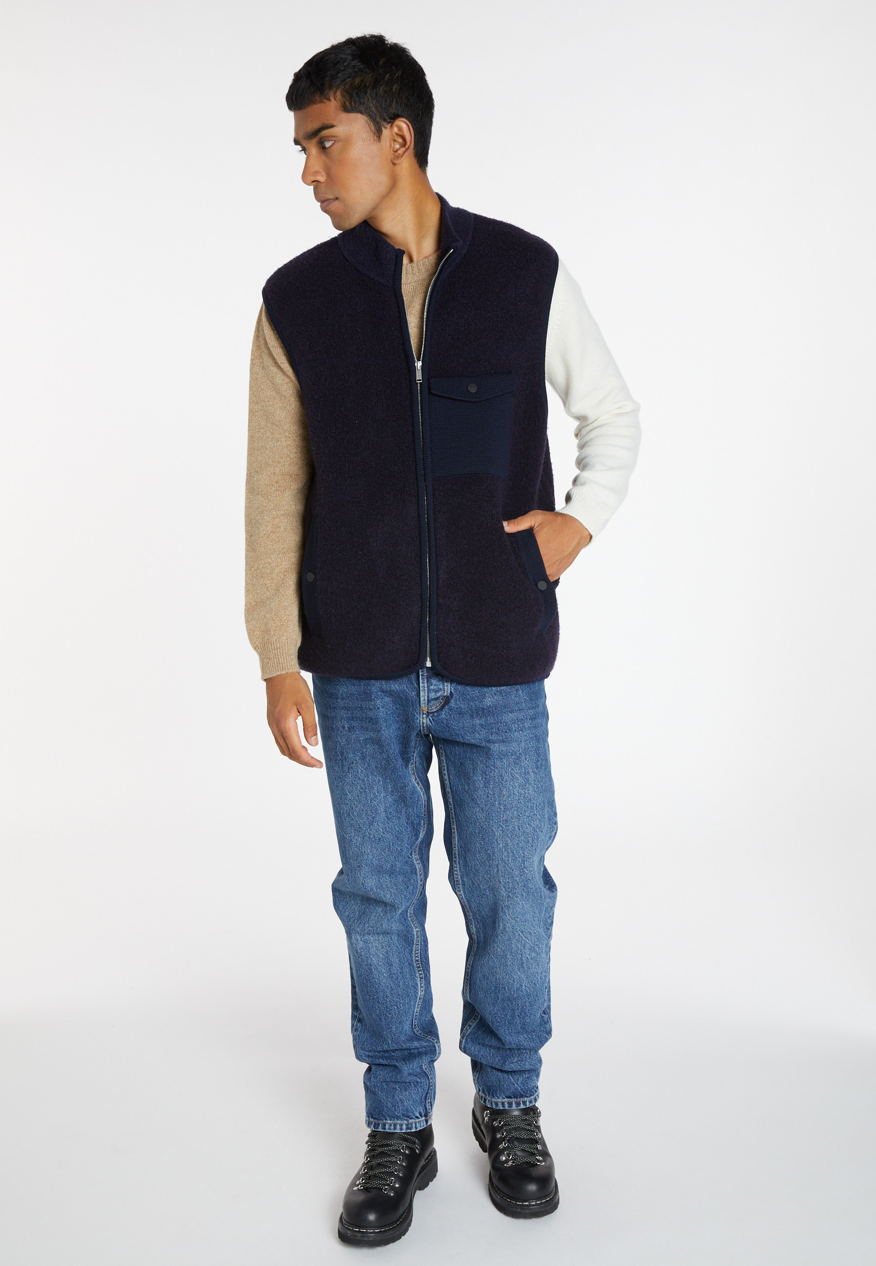 Veste sans manches en laine - Siegfried 8304