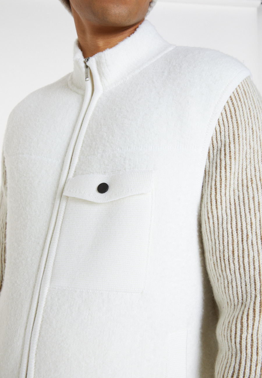 Sleeveless wool jacket - Siegfried