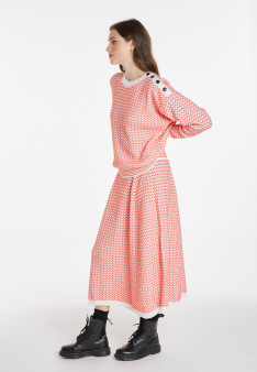 Merino wool chevron sweater - Coralise