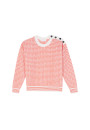 Pull motifs chevron en laine mérinos - Coralise 8301