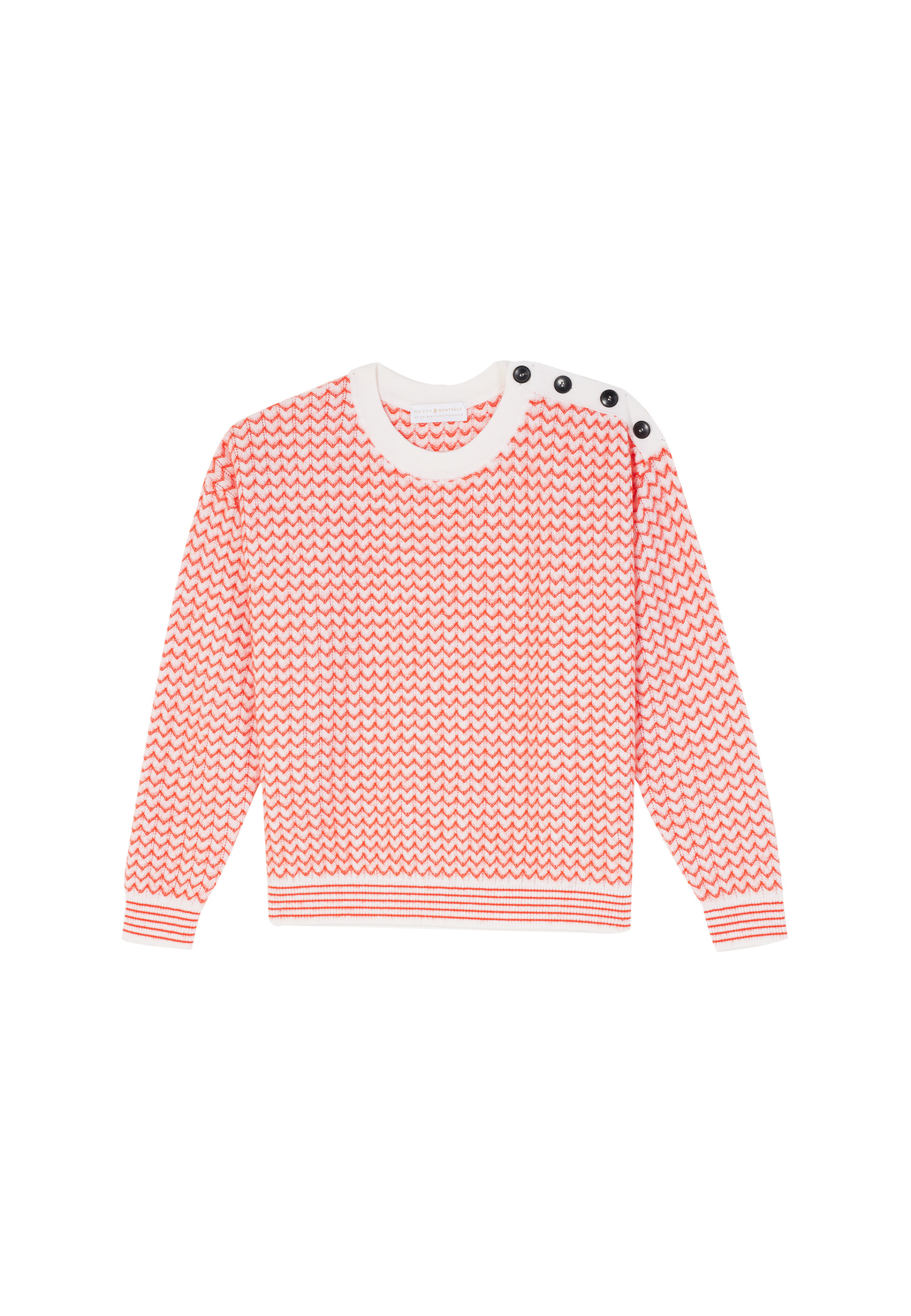 Merino wool chevron sweater - Coralise