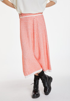 Long skirt in merino wool - Cecile
