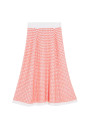 Long skirt in merino wool - Cecile