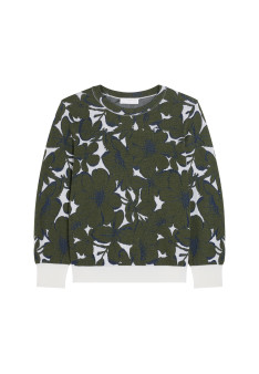 Merino wool patterned sweater - Cassiopé