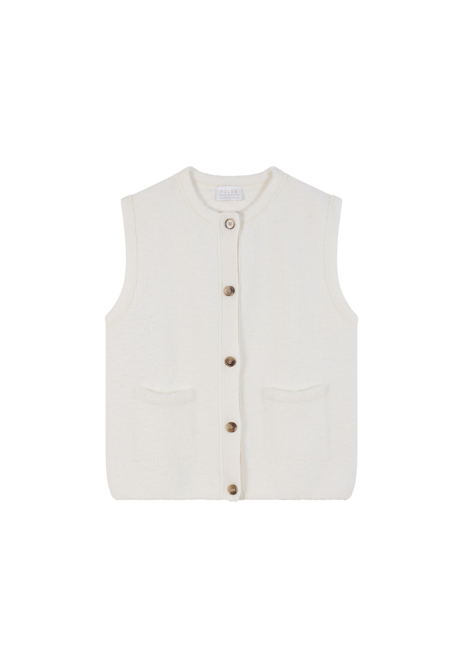 Sleeveless wool jacket - Cassidy