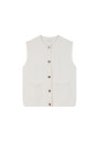 Sleeveless wool jacket - Cassidy