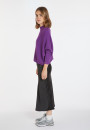 Pull ample col montant en laine  mélangée - Caly 8290
