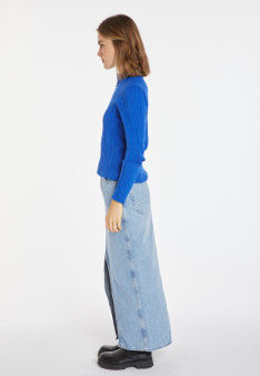 Wool blend zip-neck sweater - Cacilda