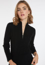 Wool blend zip-neck sweater - Cacilda