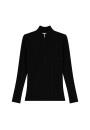 Pull col zippé en laine mélangée - Cacilda 8210