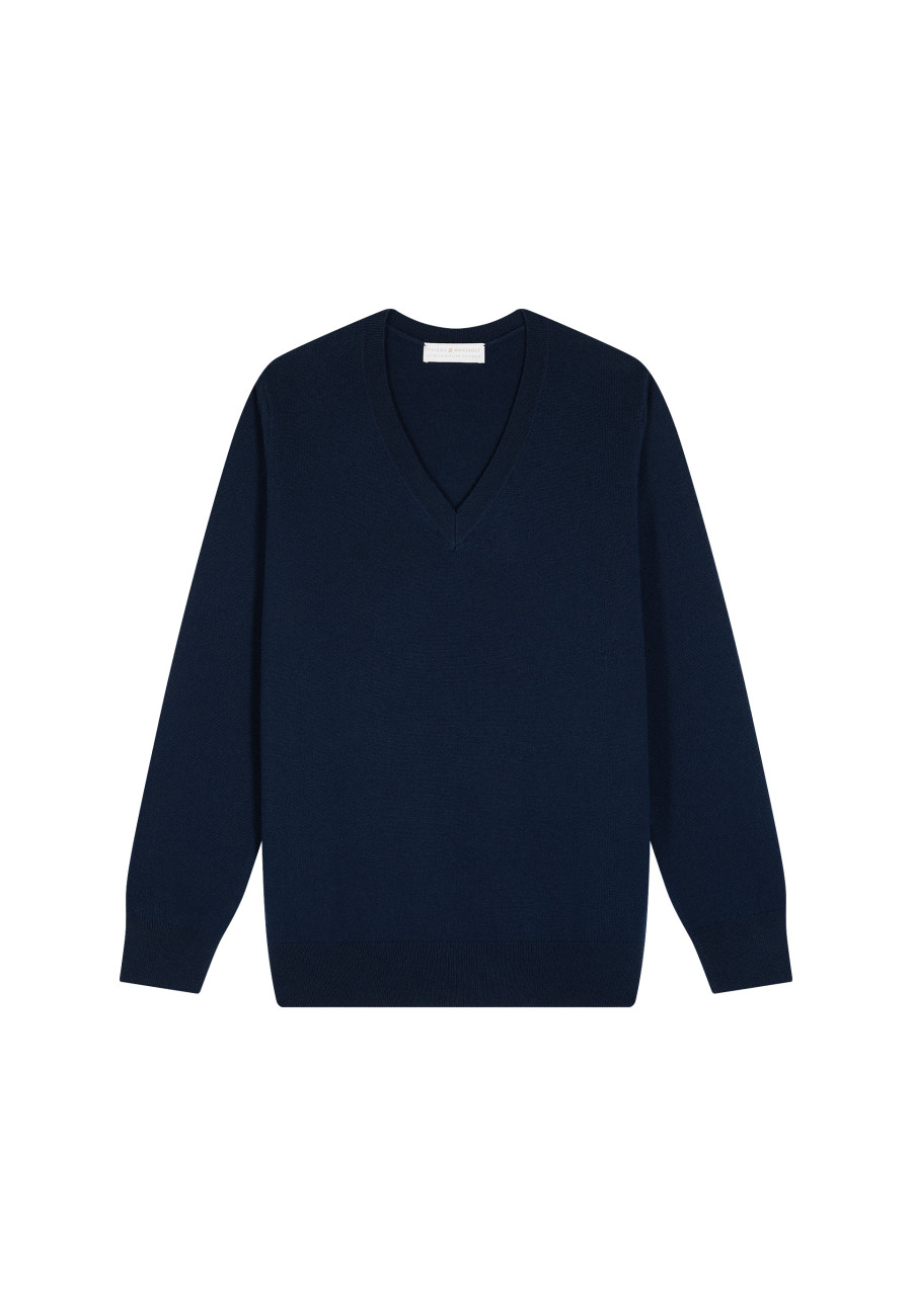 Pull col V en cachemire - Abel