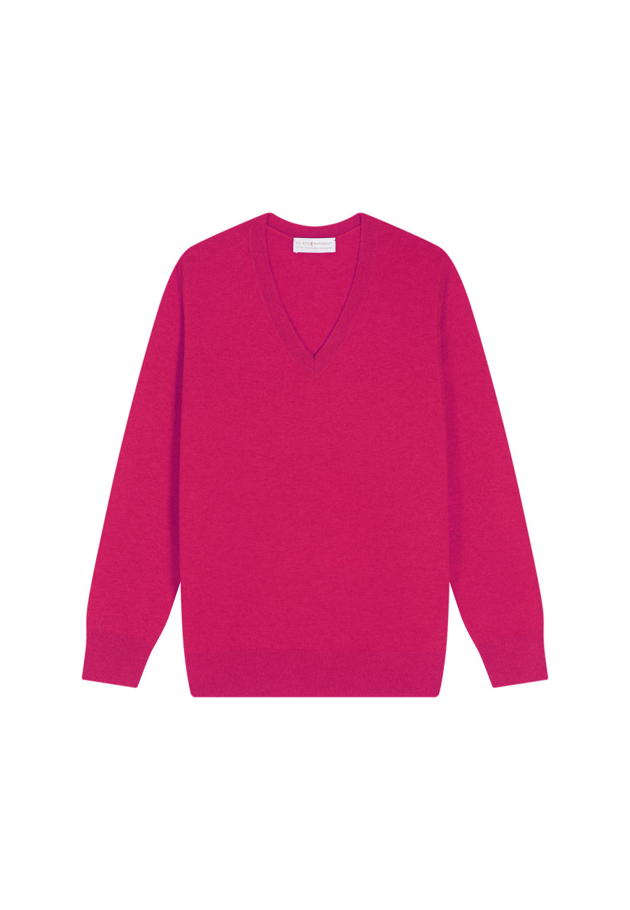 Pull col V en cachemire - Abel