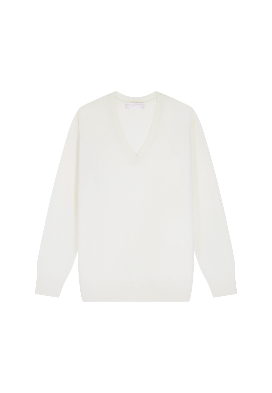 Pull col V en cachemire - Abel