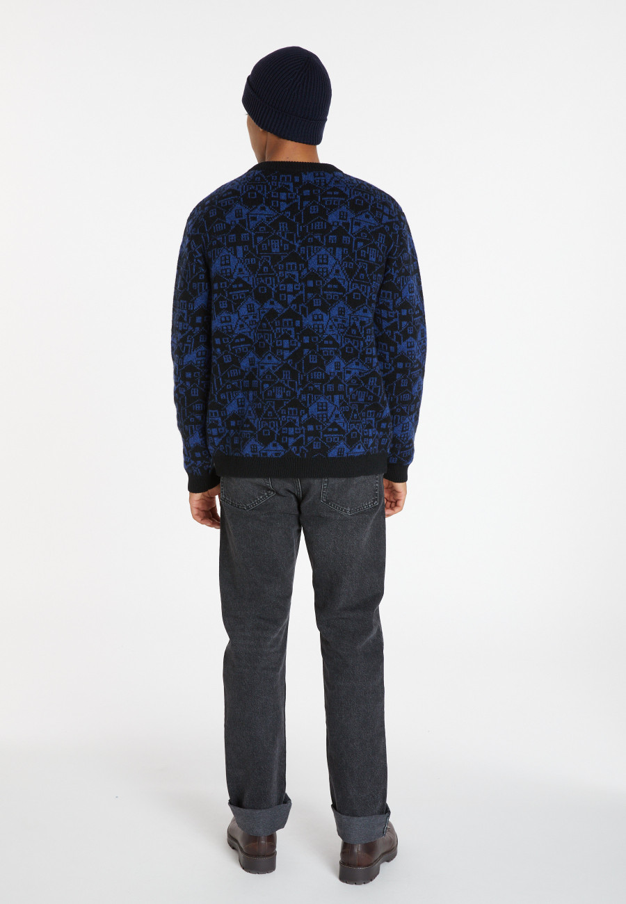 Wool and cashmere unisex sweater - Swann