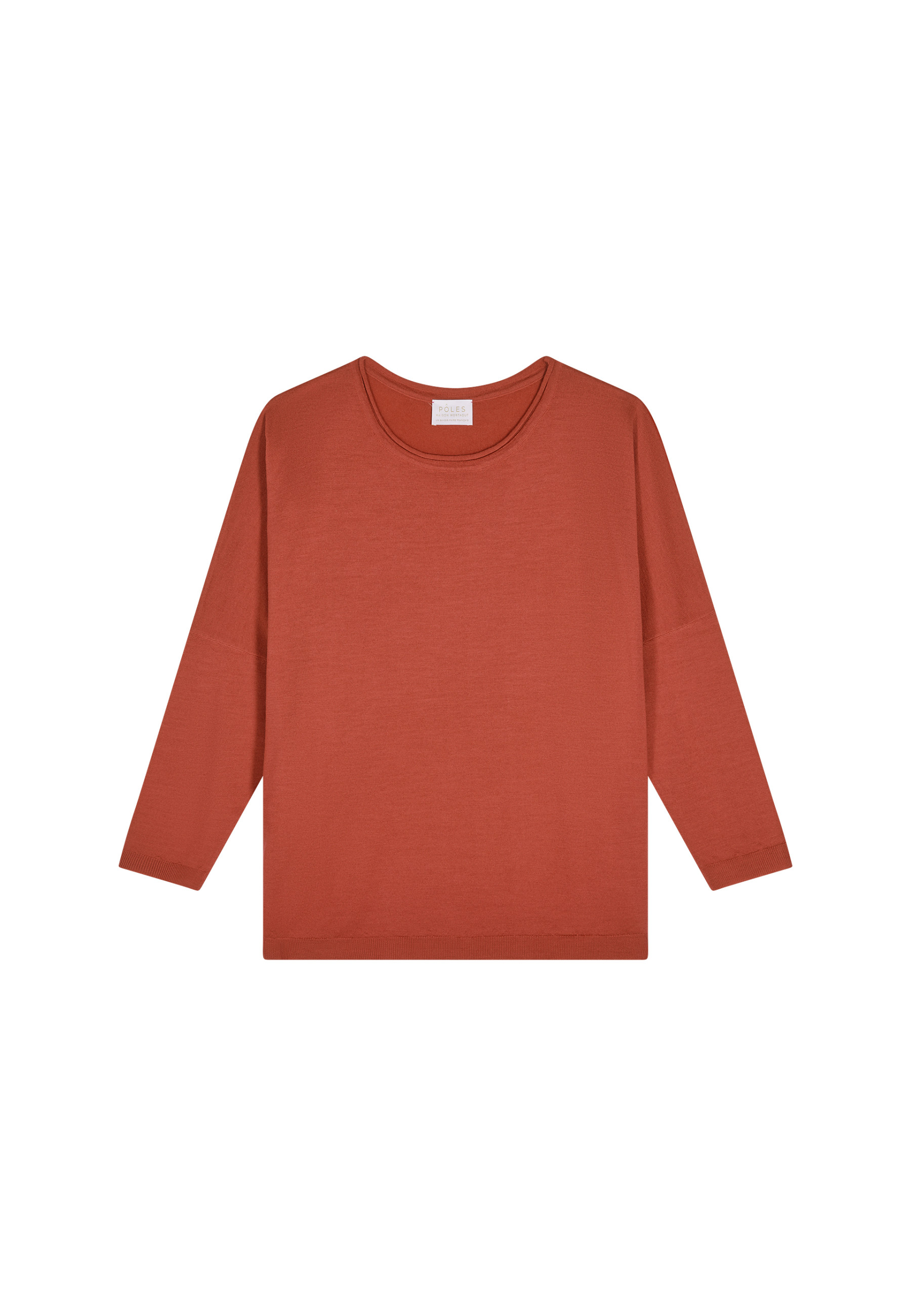 Pull ample col rond en laine mérinos - Azel