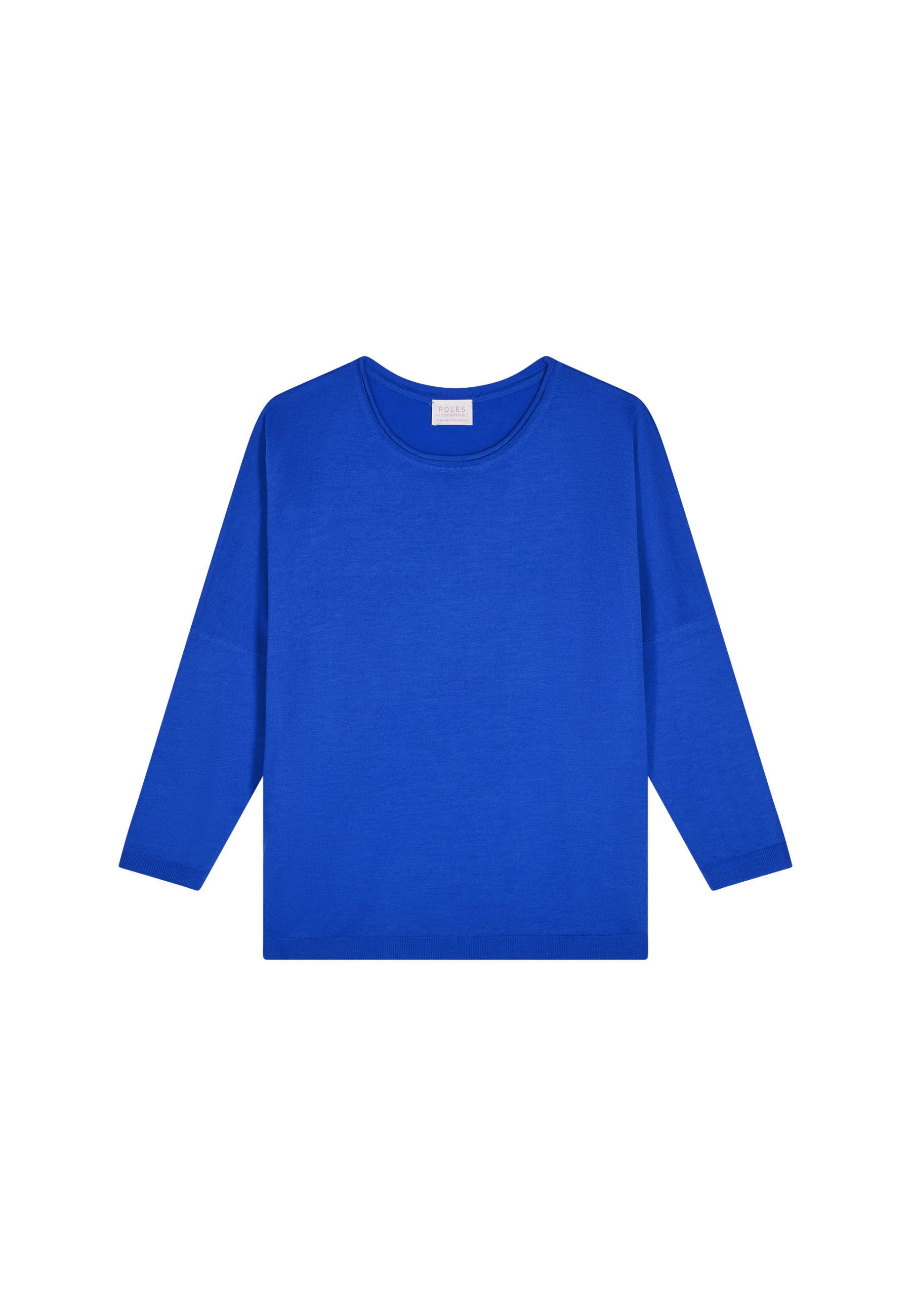 Pull ample col rond en laine mérinos - Azel