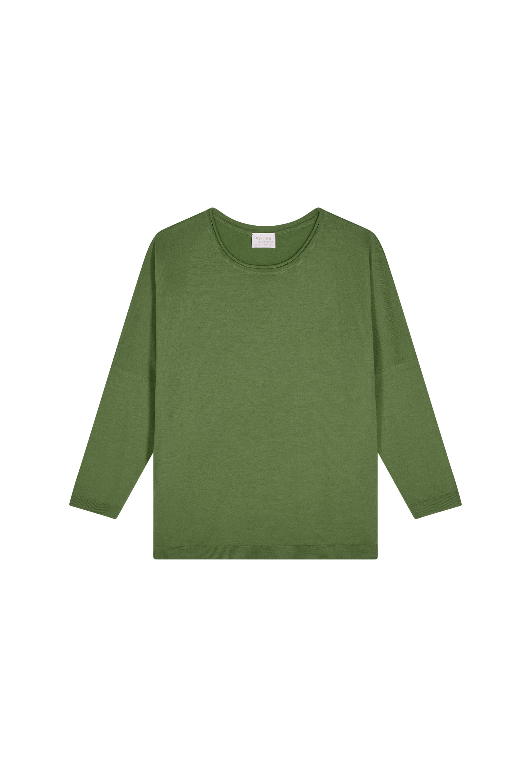 Pull ample col rond en laine mérinos - Azel
