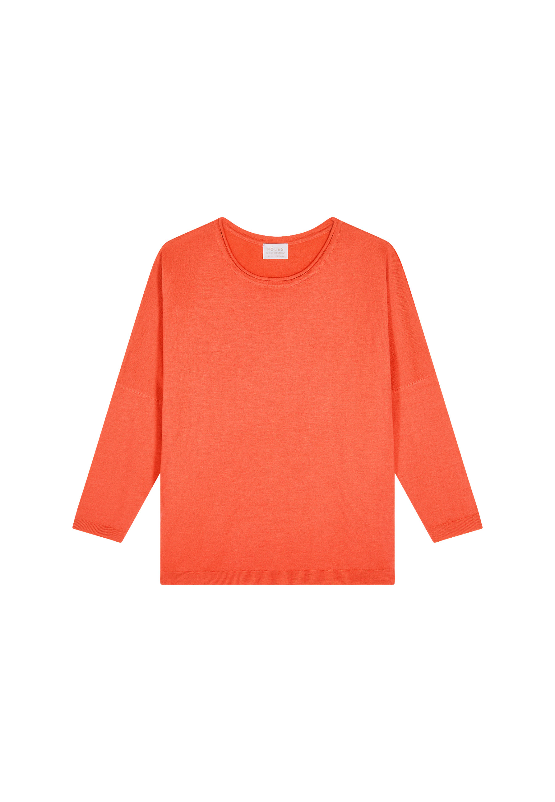 Pull ample col rond en laine mérinos - Azel