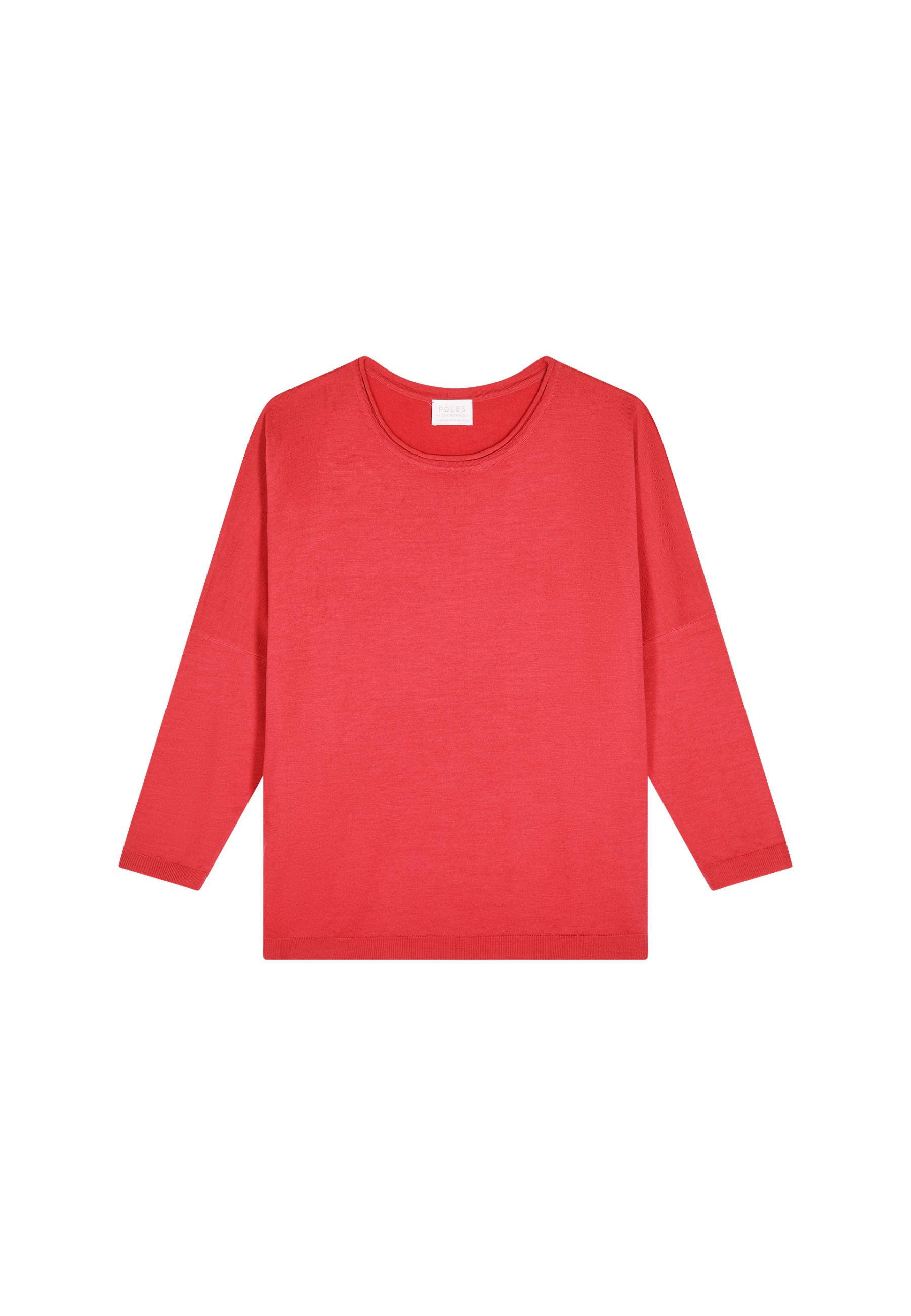 Pull ample col rond en laine mérinos - Azel