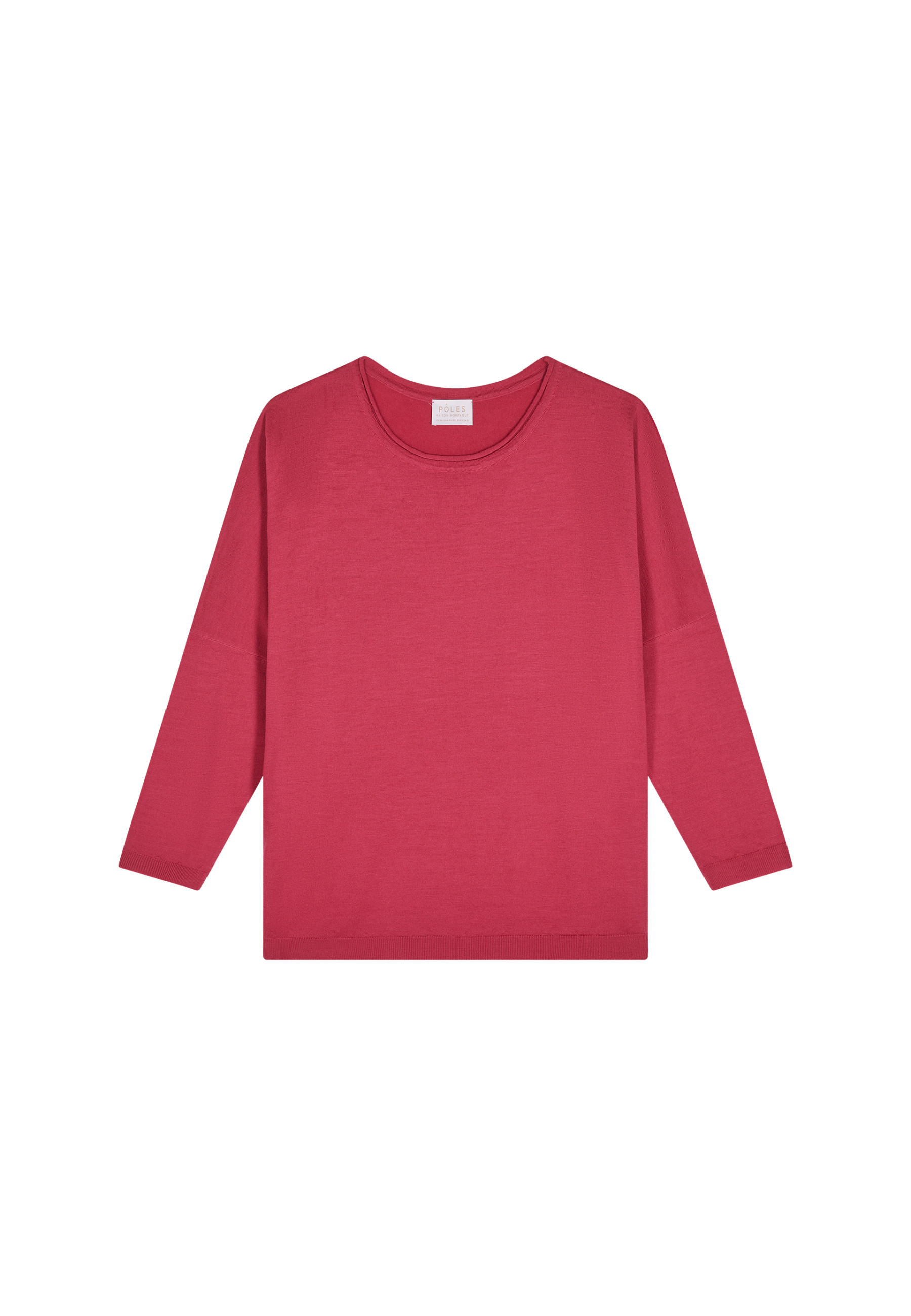 Pull ample col rond en laine mérinos - Azel