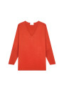 Merino wool bat-sleeve sweater - Boxe
