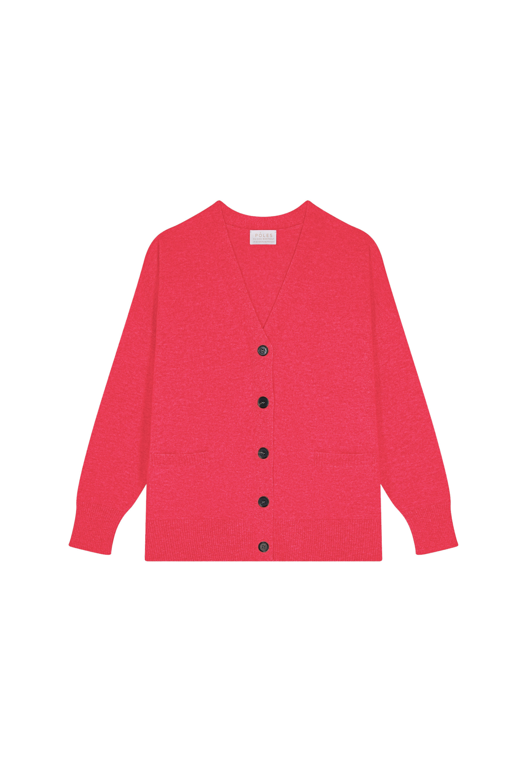 Cardigan en cachemire boutonné à poches - Ariel