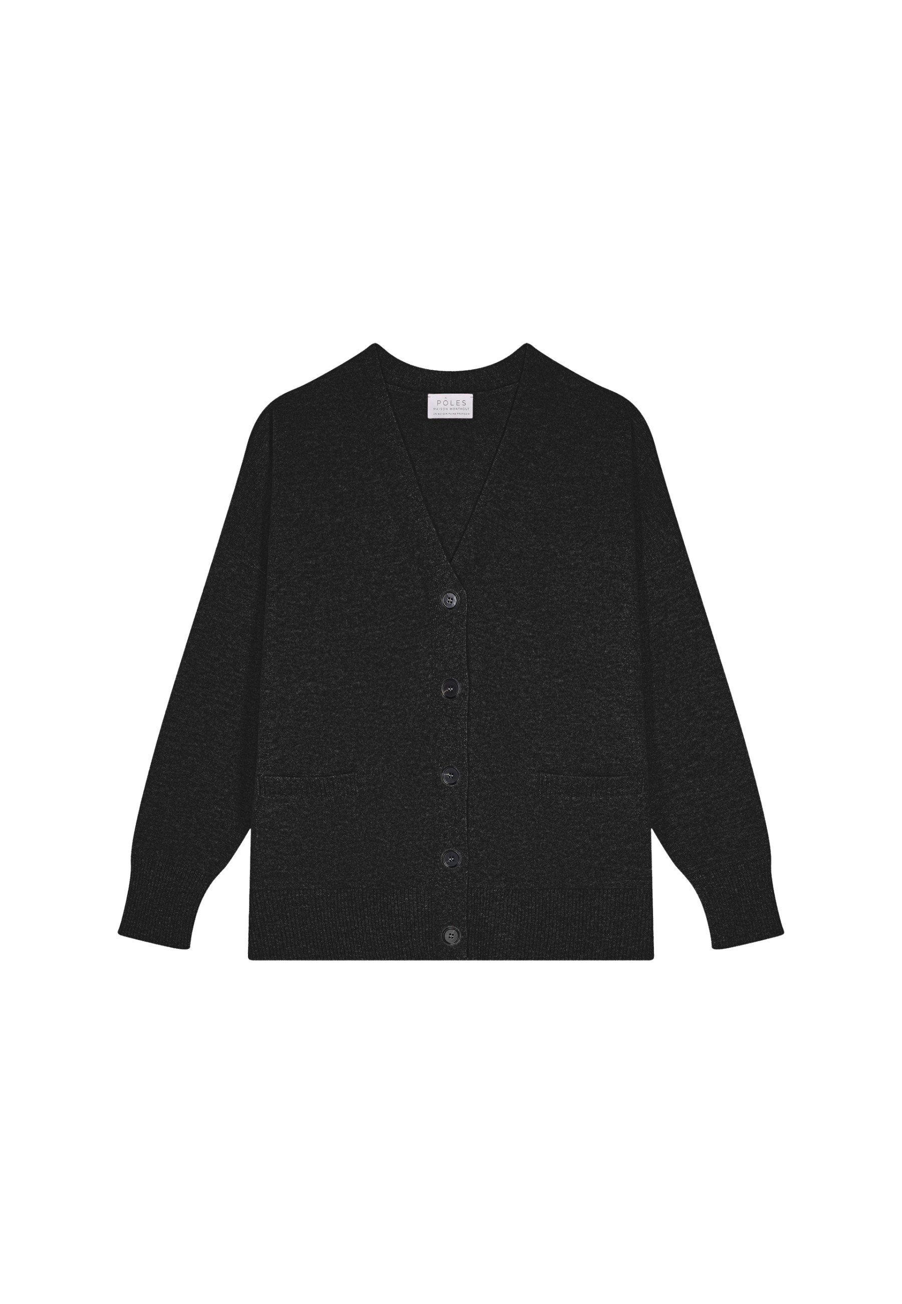 Cardigan en cachemire boutonné à poches - Ariel