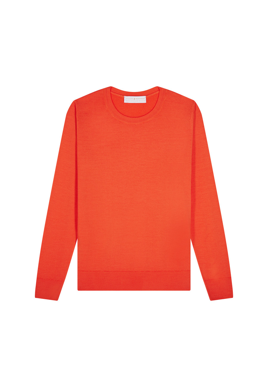 Pull col rond laine mérinos - Asena