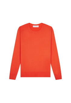 Merino wool round-neck sweater - Asena