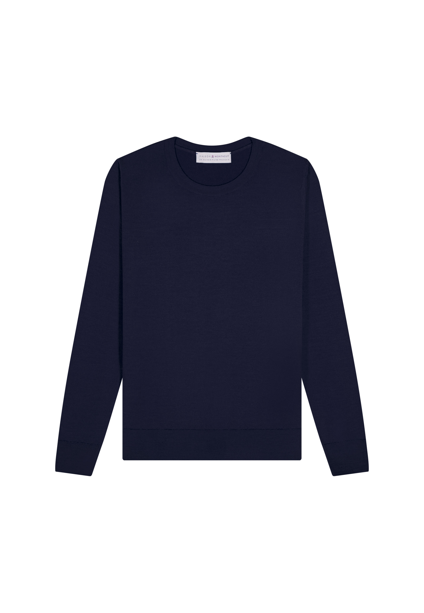 Pull col rond en laine mérinos - Asena