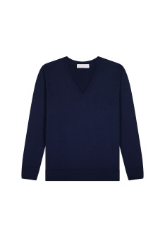 Merino wool V-neck sweater - Arya