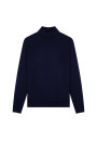 Pull col roulé avec logo en laine mérinos - Enzo