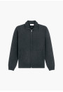Veste zippée à poches en cachemire 4 fils - Balthazar