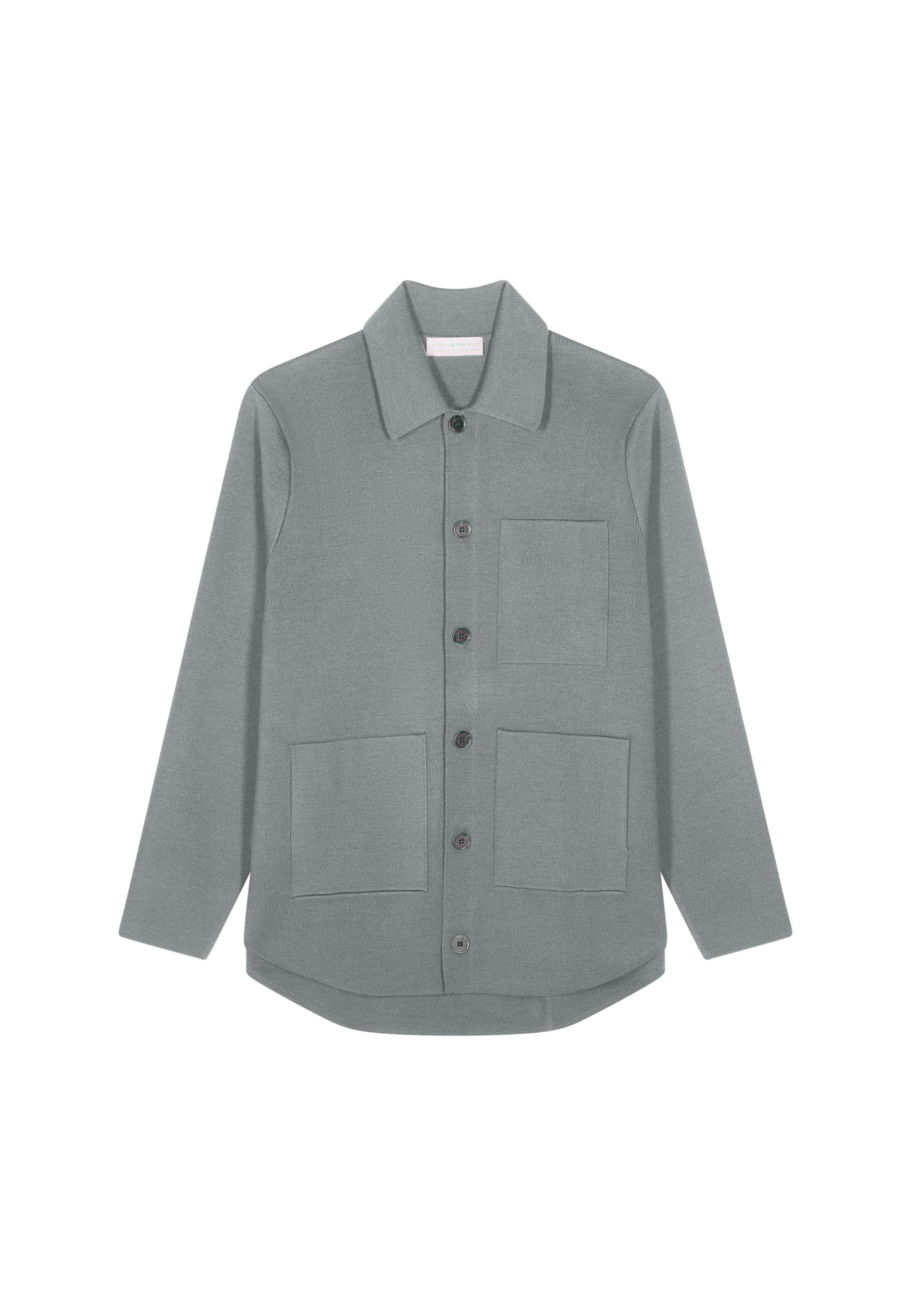 Veste boutonnée en laine mérinos - Samuel