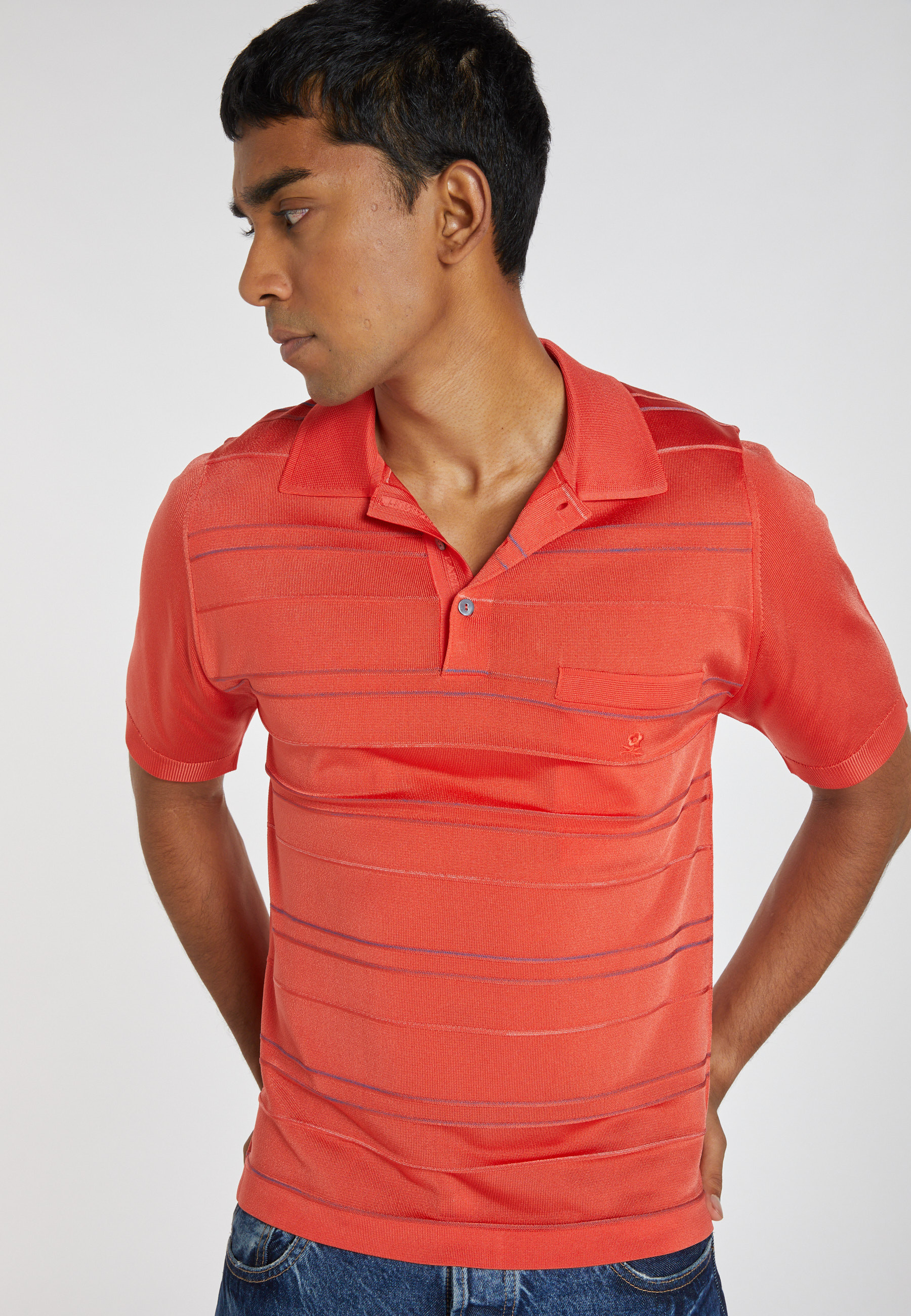 Polo en Fil Lumière à rayures - Aldo 2925
