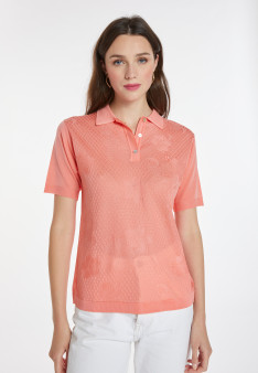 Polo en Fil Lumière à motifs - Karin 9986