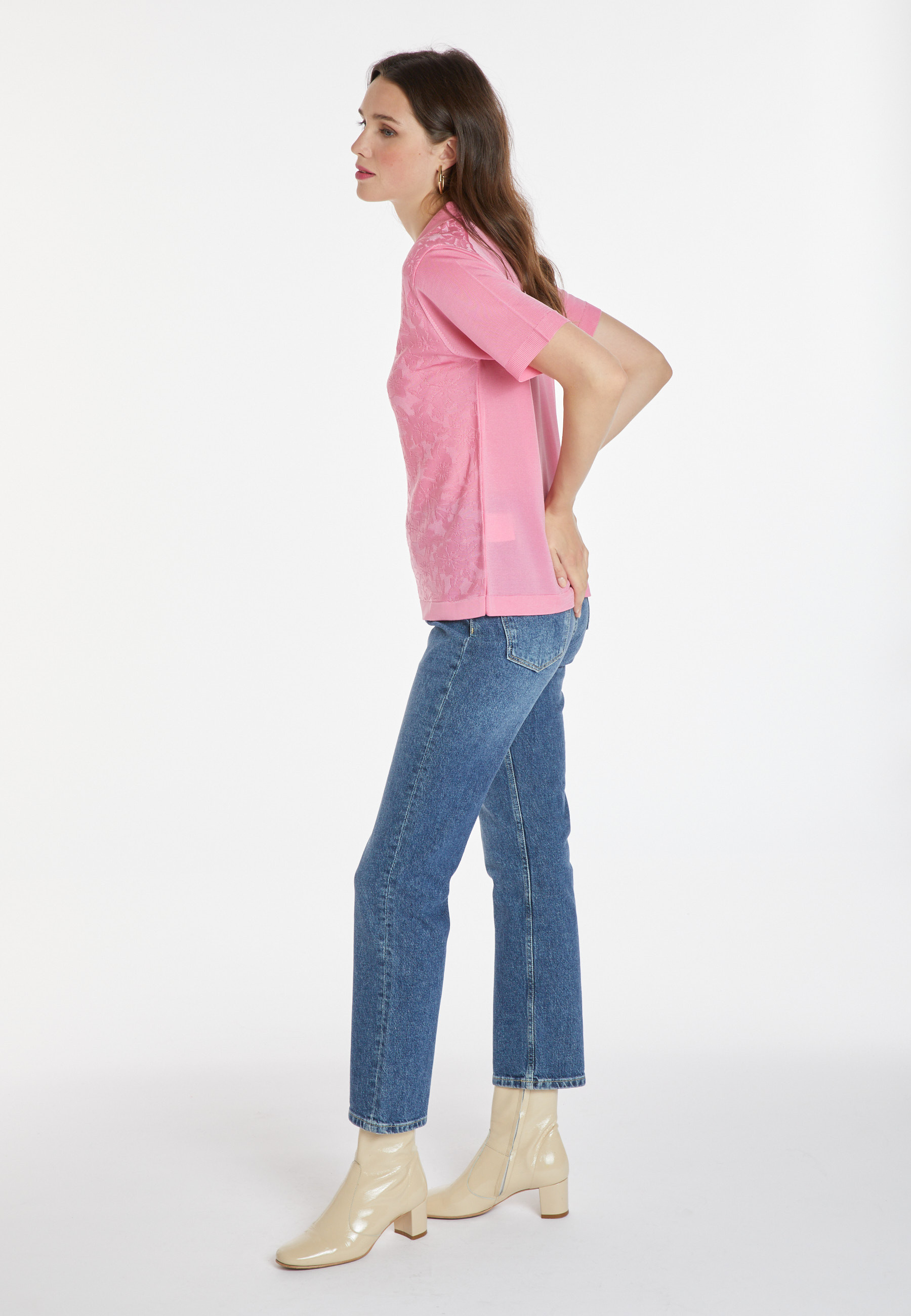 Polo Fil Lumière à motifs - Kheira 5219