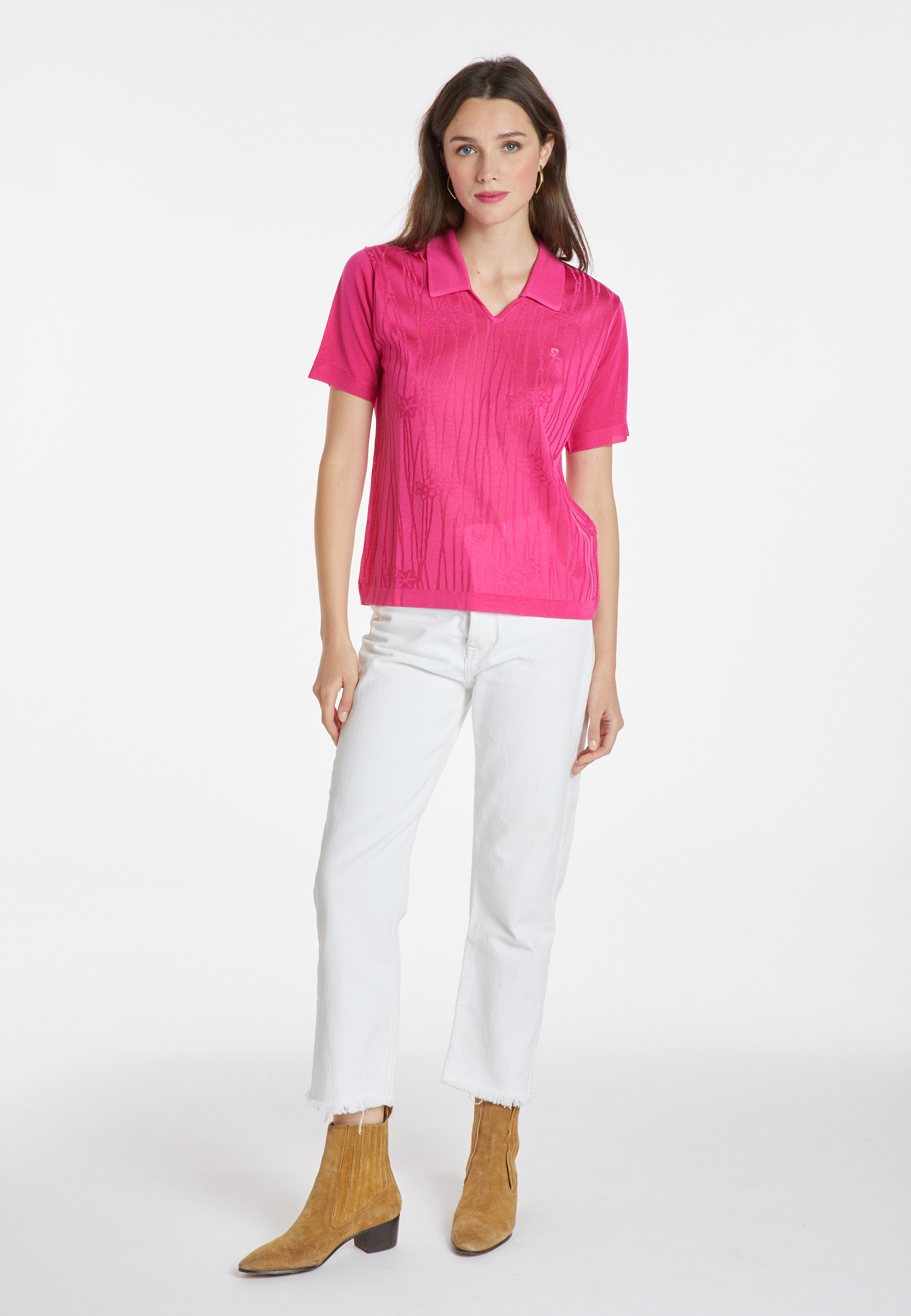 Polo Fil Lumière à motifs - Kyara 9926