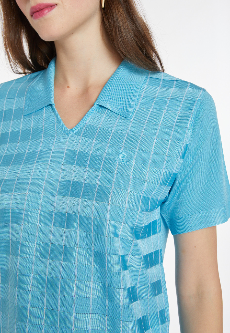 Polo Fil Lumière à motifs - Kelsey