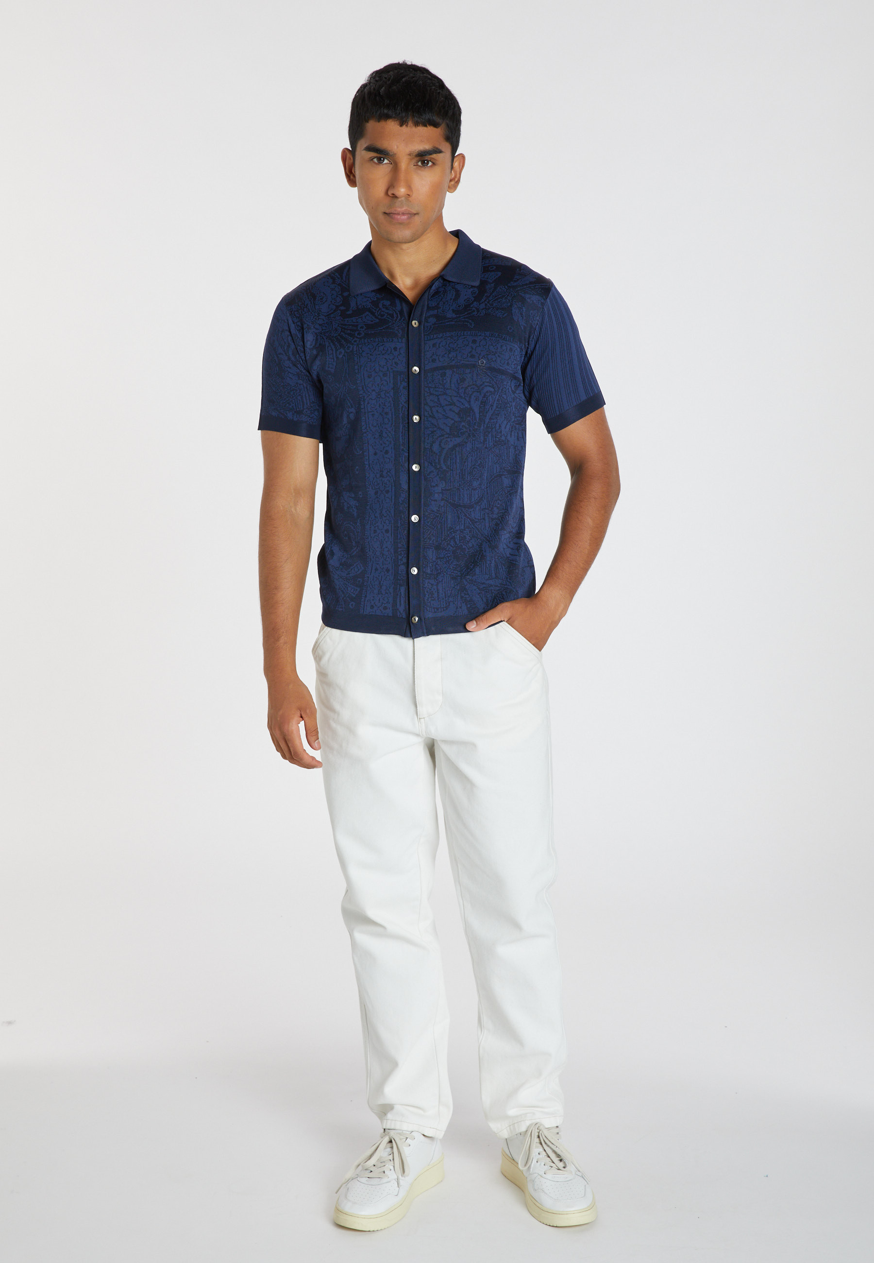Polo Fil Lumière à motifs - Aaron 1020