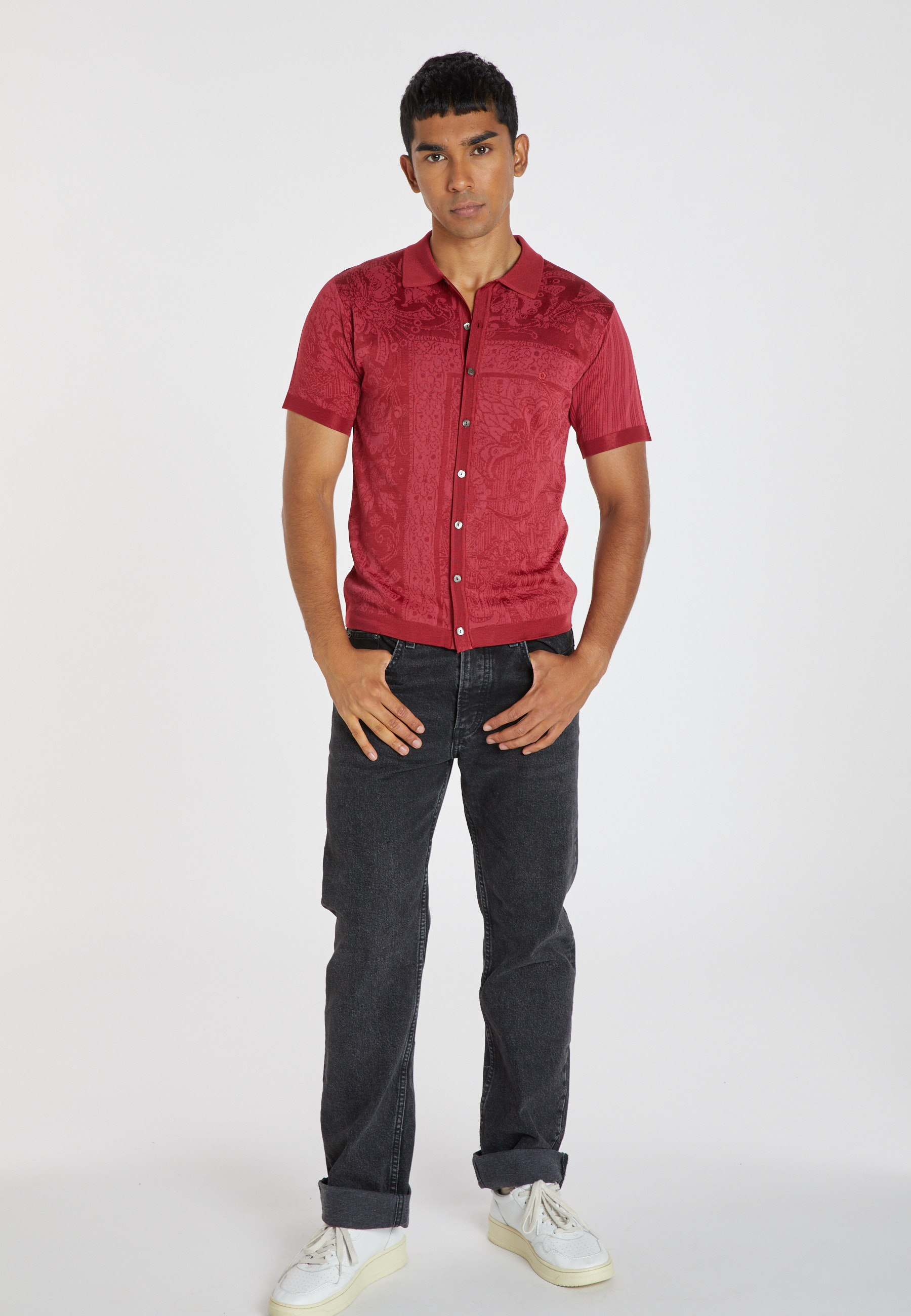 Polo Fil Lumière à motifs - Aaron 5962