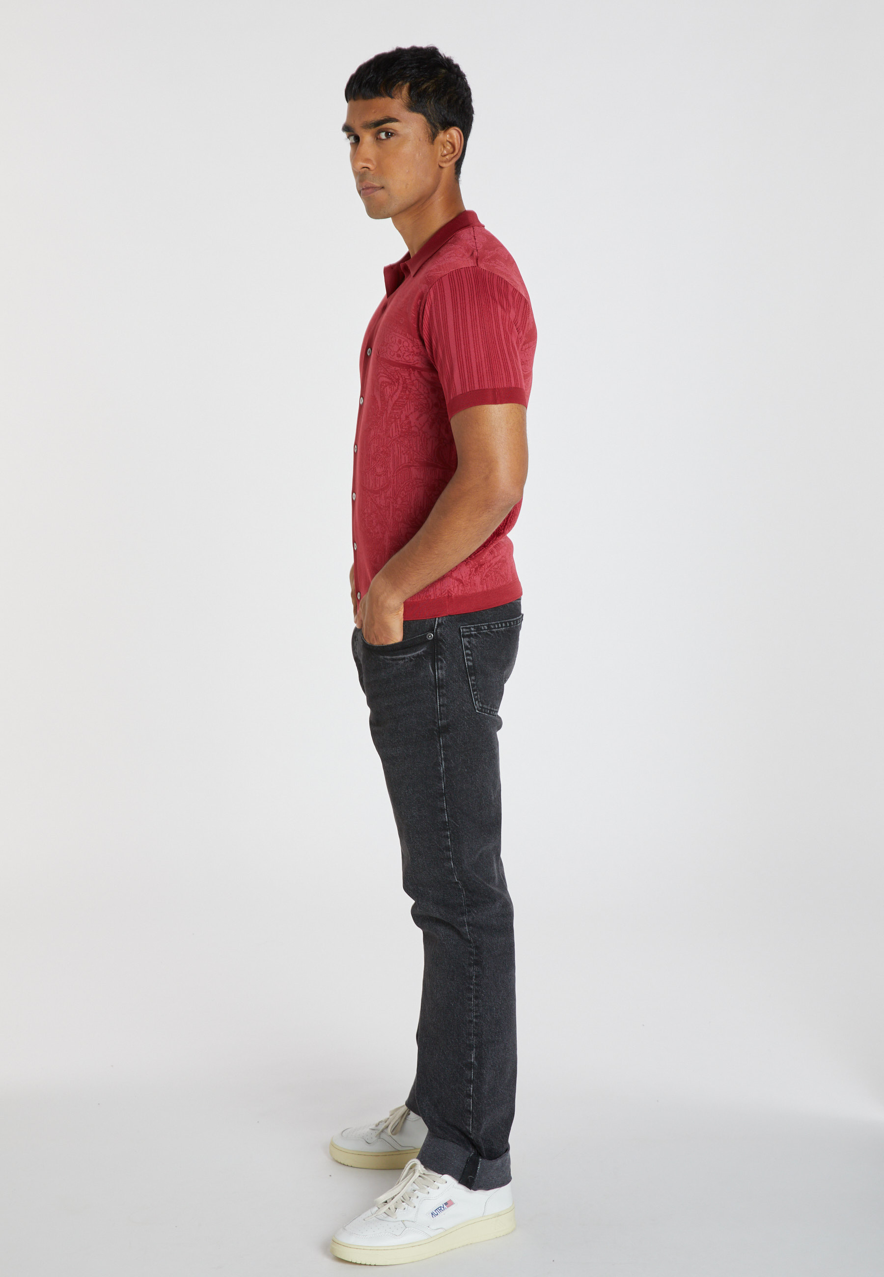 Fil Lumière patterned polo shirt - Aaron
