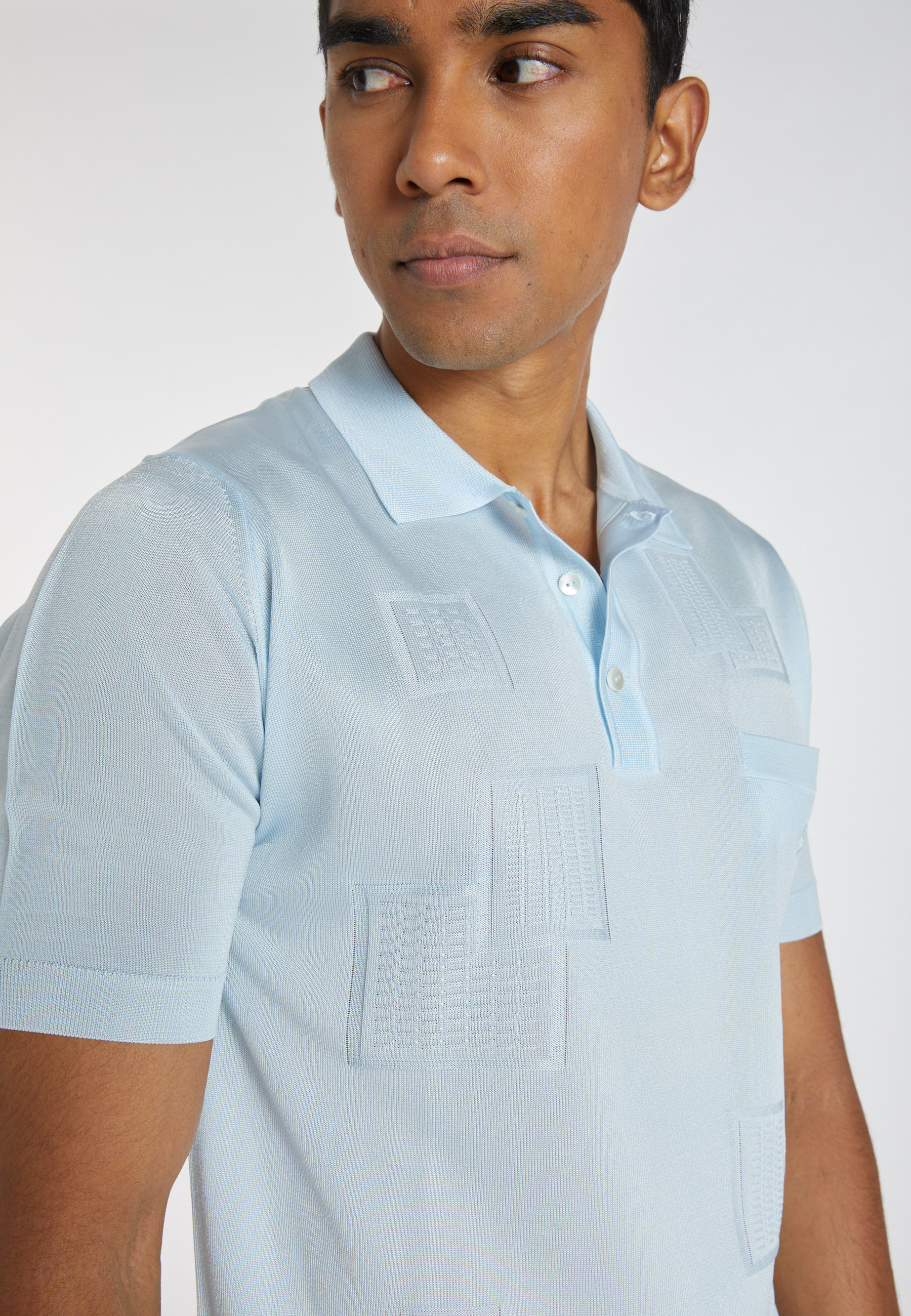 Polo Fil Lumière à motifs - Aldric 5730