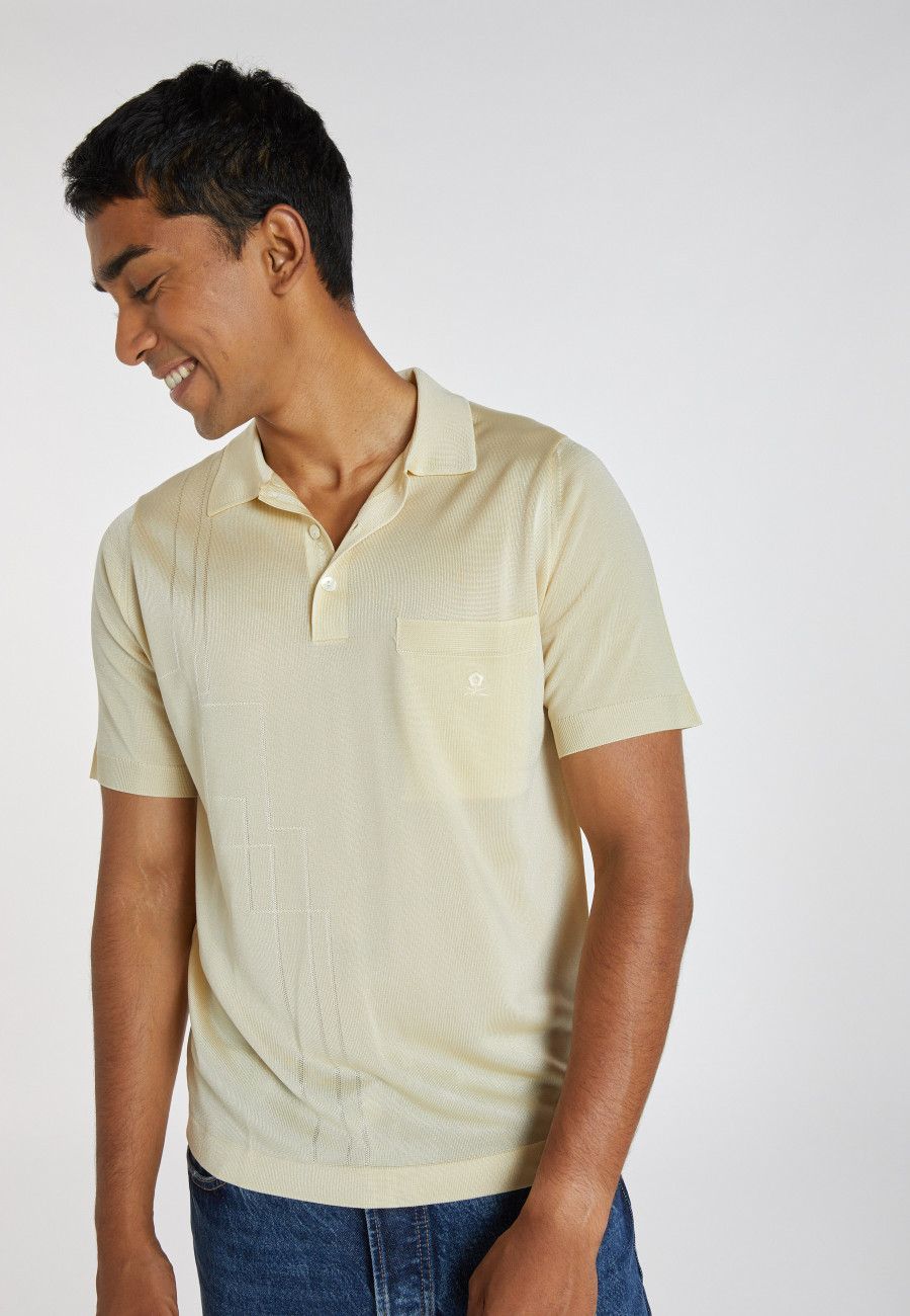 Fil Lumière patterned polo shirt - Anders